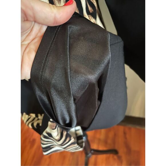 CHICO'S Black Animal Print Dress size 1.5 M/10. - Picture 5 of 12